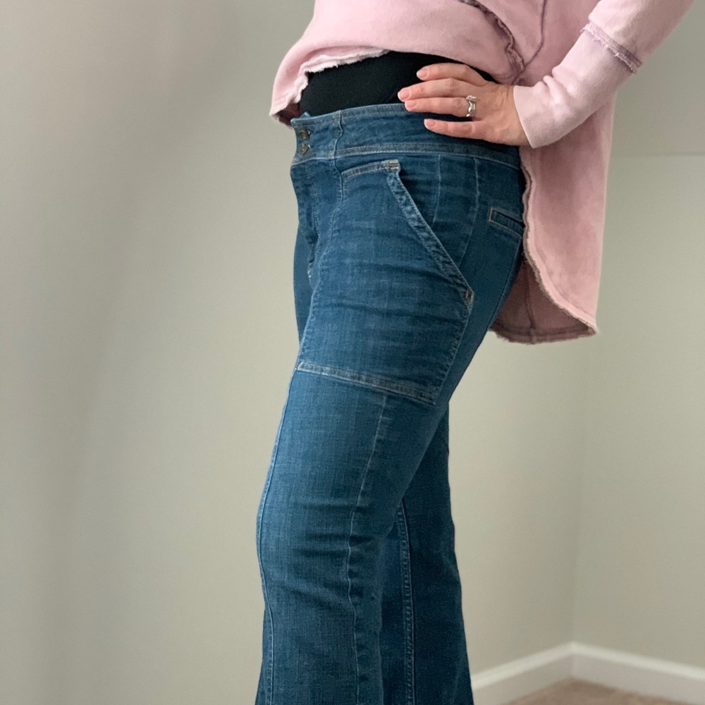 High Rise Trouser Boot Cut Jeans